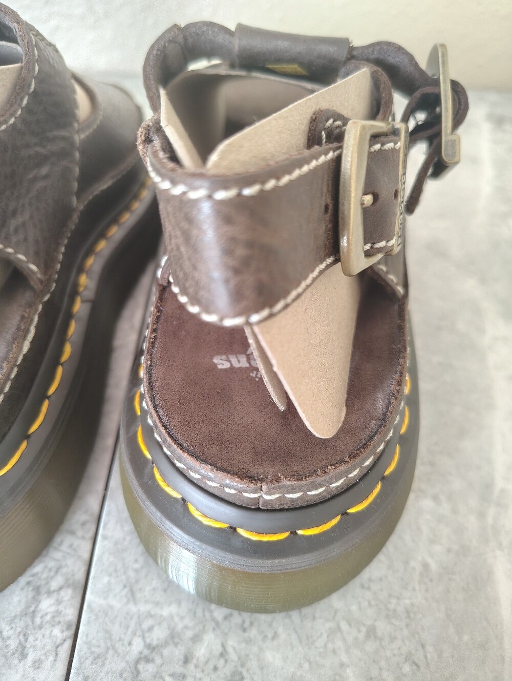 Dr. Martens Dunnet Flower Platform Sandals Y2K Women's Vintage - Picture 8 of 16